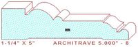 Architrave/Header 5" - 8