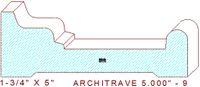 Architrave/Header 5" - 9