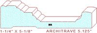 Architrave/Header 5-1/8" Architrave/Header 5-1/8"