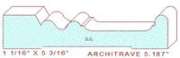 Architrave/Header 5-3/16" Architrave/Header 5-3/16"