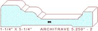 Architrave/Header 5-1/4" - 2 Architrave/Header 5-1/4" - 2