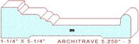 Architrave/Header 5-1/4" - 3 Architrave/Header 5-1/4" - 3