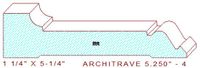 Architrave/Header 5-1/4" - 4 Architrave/Header 5-1/4" - 4