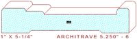 Architrave/Header 5-1/4" - 6 Architrave/Header 5-1/4" - 6