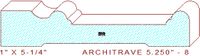 Architrave/Header 5-1/4" - 8 Architrave/Header 5-1/4" - 8