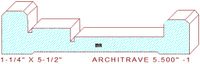 Architrave/Header 5-1/2" - 1 Architrave/Header 5-1/2" - 1