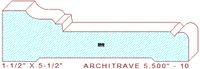 Architrave/Header 5-1/2" - 10 Architrave/Header 5-1/2" - 10