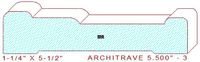 Architrave/Header 5-1/2" - 3 Architrave/Header 5-1/2" - 3