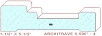 Architrave/Header 5-1/2" - 4 Architrave/Header 5-1/2" - 4