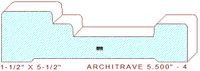 Architrave/Header 5-1/2" - 4