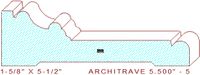 Architrave/Header 5-1/2" - 5 Architrave/Header 5-1/2" - 5