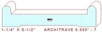 Architrave/Header 5-1/2" - 7 Architrave/Header 5-1/2" - 7