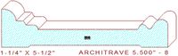 Architrave/Header 5-1/2" - 8 Architrave/Header 5-1/2" - 8