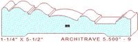 Architrave/Header 5-1/2" - 9 Architrave/Header 5-1/2" - 9