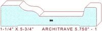 Architrave/Header 5-3/4" - 1 Architrave/Header 5-3/4" - 1