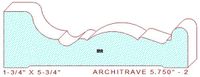Architrave/Header 5-3/4" - 2 Architrave/Header 5-3/4" - 2