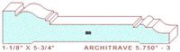 Architrave/Header 5-3/4" - 3 Architrave/Header 5-3/4" - 3