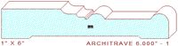 Architrave/Header 6" - 1 Architrave/Header 6" - 1