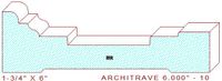 Architrave/Header 6" - 10