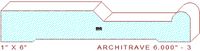 Architrave/Header 6" - 3 Architrave/Header 6" - 3