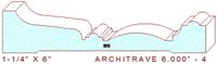 Architrave/Header 6" - 4