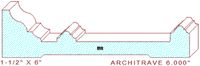 Architrave/Header 6" Architrave/Header 6"