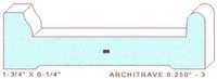 Architrave/Header 6-1/4" - 3 Architrave/Header 6-1/4" - 3
