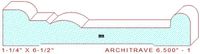 Architrave/Header 6-1/2" - 1 Architrave/Header 6-1/2" - 1