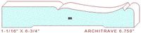 Architrave/Header 6-3/4" Architrave/Header 6-3/4"