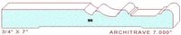 Architrave/Header 7" Architrave/Header 7"