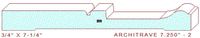 Architrave/Header 7-1/4" - 2 Architrave/Header 7-1/4" - 2