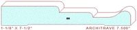 Architrave/Header 7-1/2" Architrave/Header 7-1/2"