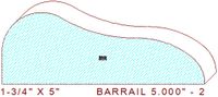 Bar Rail 5" - 2 Bar Rail 5" - 2