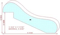 Bar Rail 6-15/16" Bar Rail 6-15/16"