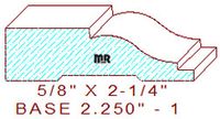 Baseboard 2-1/4" - 1