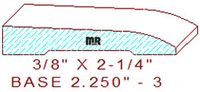 Baseboard 2-1/4" - 3 Baseboard 2-1/4" - 3