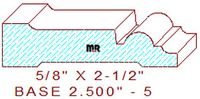 Baseboard 2-1/2" - 5