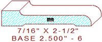 Baseboard 2-1/2" - 6