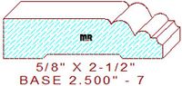 Baseboard 2-1/2" - 7