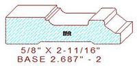 Baseboard 2-11/16" - 2 Baseboard 2-11/16" - 2