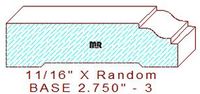 Baseboard 2-3/4" - 3 Baseboard 2-3/4" - 3