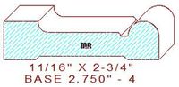 Baseboard 2-3/4" - 4