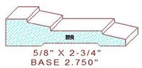 Baseboard 2-3/4" Baseboard 2-3/4"
