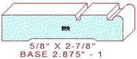 Baseboard 2-7/8" - 1 Baseboard 2-7/8" - 1