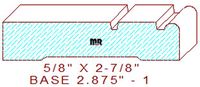 Baseboard 2-7/8" - 1