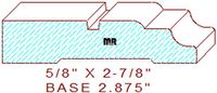 Baseboard 2-7/8" Baseboard 2-7/8"