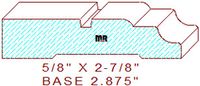 Baseboard 2-7/8"