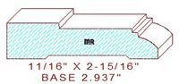 Baseboard 2-15/16" Baseboard 2-15/16"