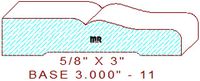 Baseboard 3" - 11