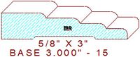 Baseboard 3" - 15 Baseboard 3" - 15